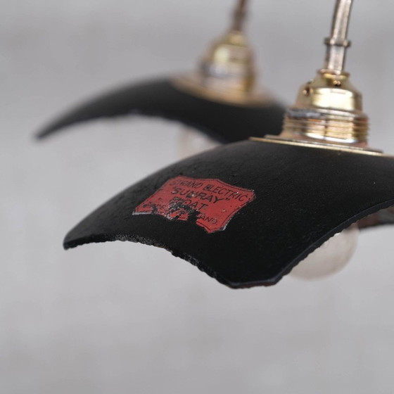 Image 1 of Englische Quecksilberglas-Kronleuchter mit Spiegeln, 1920er Jahre