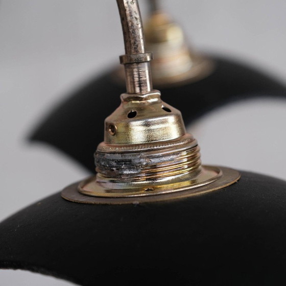 Image 1 of Englische Quecksilberglas-Kronleuchter mit Spiegeln, 1920er Jahre