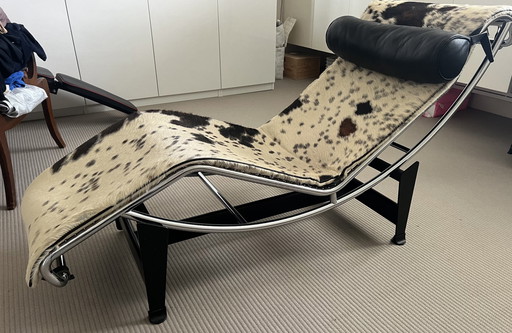 Le Corbusier Lc4 Chaise Longue Rindsleder