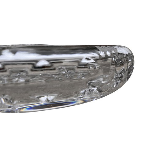 Aschenbecher aus Kristall von Huta Szkła Julia, Polen 1980