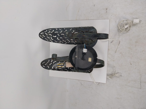 Image 1 of 1 Satz Fantoni-Leuchten im brutalistischen Stil der 1970er Jahre, hergestellt in Italien.