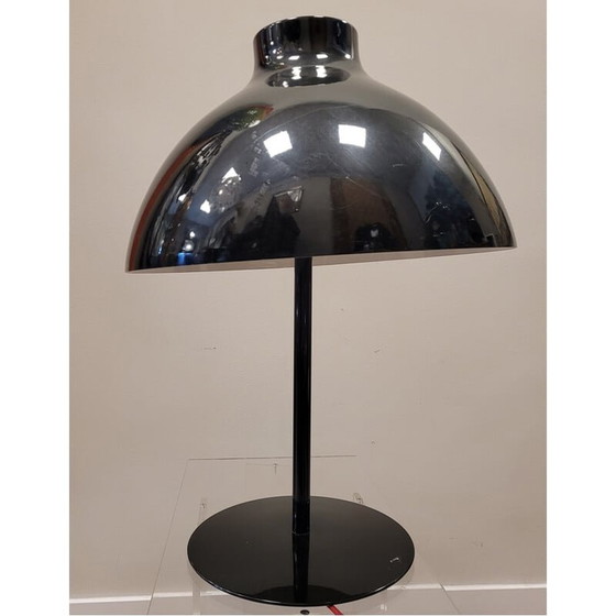 Image 1 of Schwarze Metall-Akzentlampe, 1970-1980
