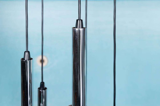 Image 1 of Vintage Cascade Pendelleuchte, Space Age Wasserfall Midcentury