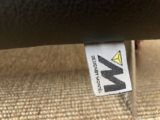 Image 1 of Montel Hocker aus schwarzem Leder