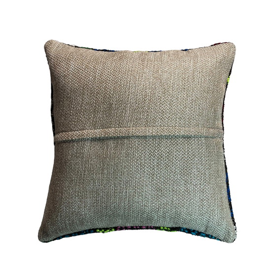Image 1 of Türkischer Vintage-Kilim-Kissenbezug, 45 x 45 cm