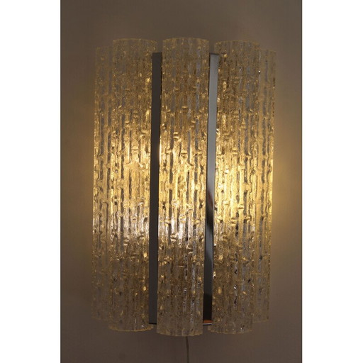 Wandlampe aus Muranoglas, 1970