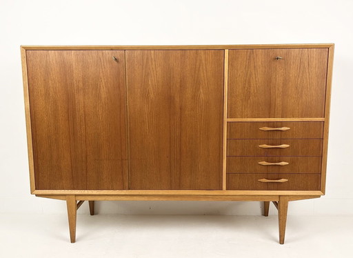 Schwedisches Sideboard aus Teakholzfurnier