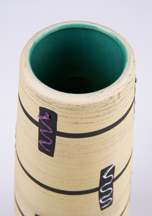 Vintage Scheurich Vase Nr. 1064-25 Mid Century