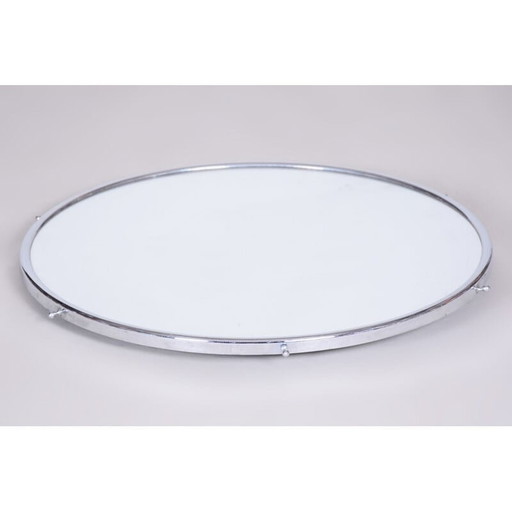 Drehbares Spiegeltablett, Vintage, 1930er Jahre
