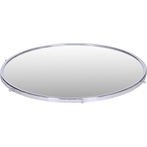 Drehbares Spiegeltablett, Vintage, 1930er Jahre