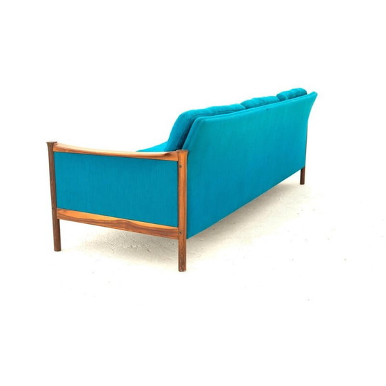 Image 1 of Vintage Sofa aus Teakholz und Wolle von Torbjørn Afdal für Bruksbo, Norwegen 1970er