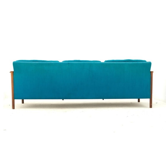 Image 1 of Vintage Sofa aus Teakholz und Wolle von Torbjørn Afdal für Bruksbo, Norwegen 1970er