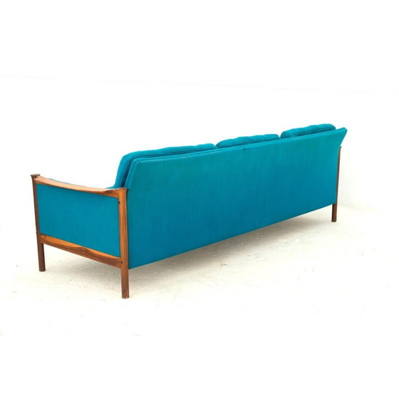 Image 1 of Vintage Sofa aus Teakholz und Wolle von Torbjørn Afdal für Bruksbo, Norwegen 1970er