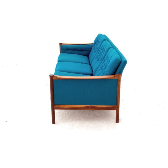Image 1 of Vintage Sofa aus Teakholz und Wolle von Torbjørn Afdal für Bruksbo, Norwegen 1970er