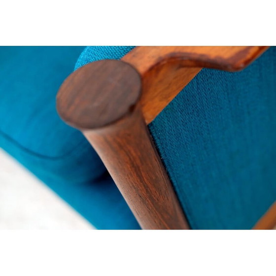 Image 1 of Vintage Sofa aus Teakholz und Wolle von Torbjørn Afdal für Bruksbo, Norwegen 1970er