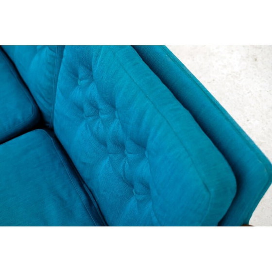 Image 1 of Vintage Sofa aus Teakholz und Wolle von Torbjørn Afdal für Bruksbo, Norwegen 1970er