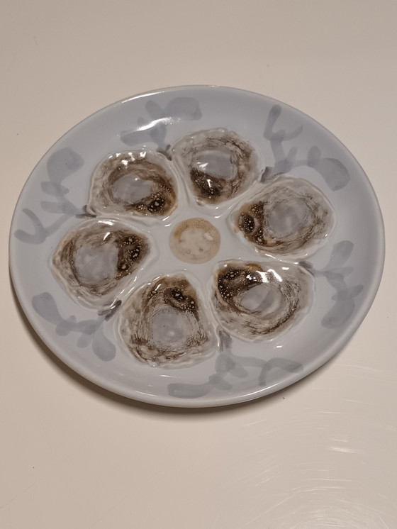 Image 1 of 4 Austernteller Fayence De St Amand