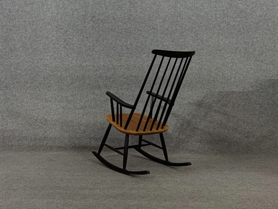 Image 1 of Schaukelstuhl Mid Century Design Skandinavisch Stuhl Rocking Chair Armchair Vintage Retro