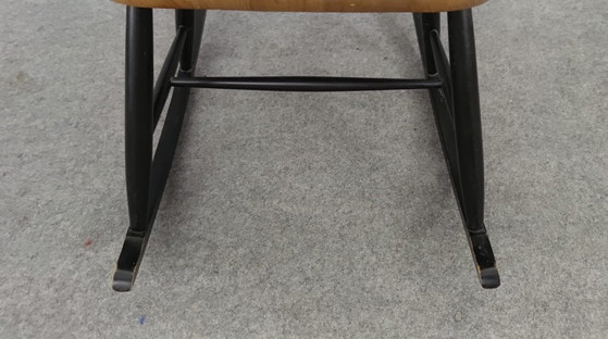 Image 1 of Schaukelstuhl Mid Century Design Skandinavisch Stuhl Rocking Chair Armchair Vintage Retro