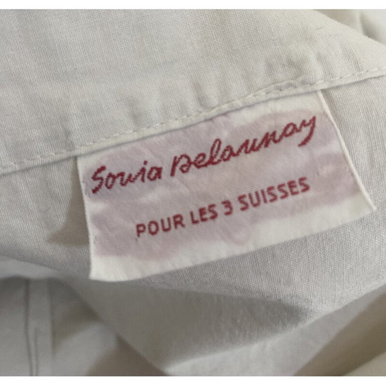 Image 1 of Vintage-Kissenbezug aus Baumwolle von Sonia Delaunay, Frankreich