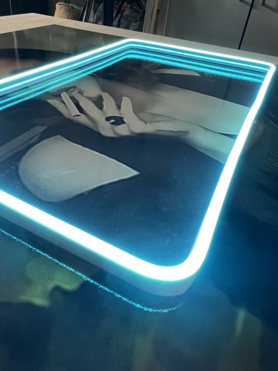 Image 1 of LedMansion Monnalisa Rauchende Pop Art Wand Kunst -LED-Lampe