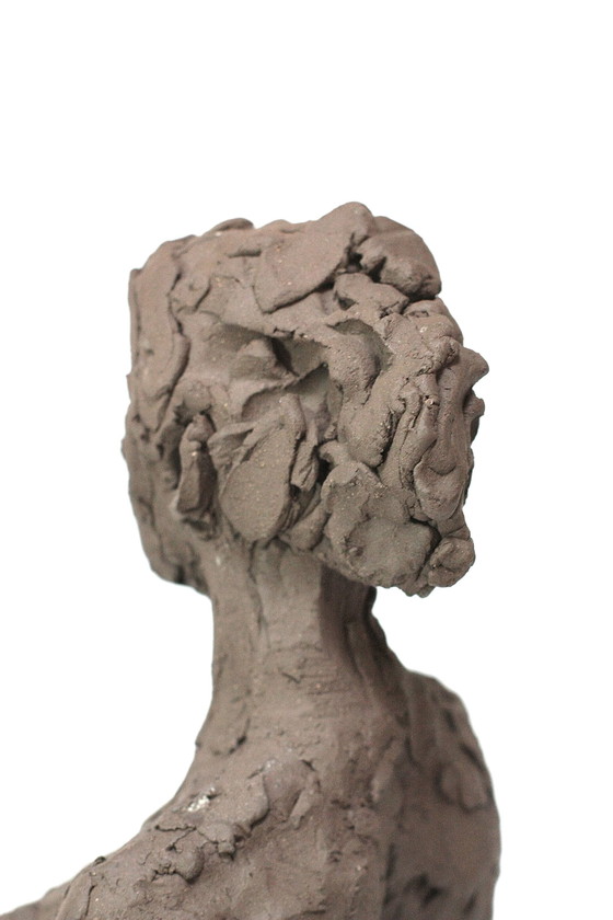 Image 1 of Terrakotta-Skulptur einer nackten Frau - Yolande Ide (1931)