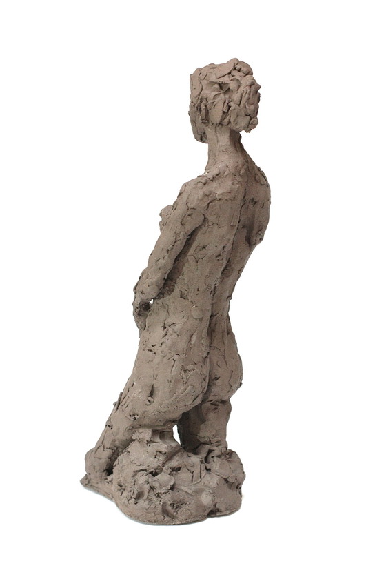 Image 1 of Terrakotta-Skulptur einer nackten Frau - Yolande Ide (1931)