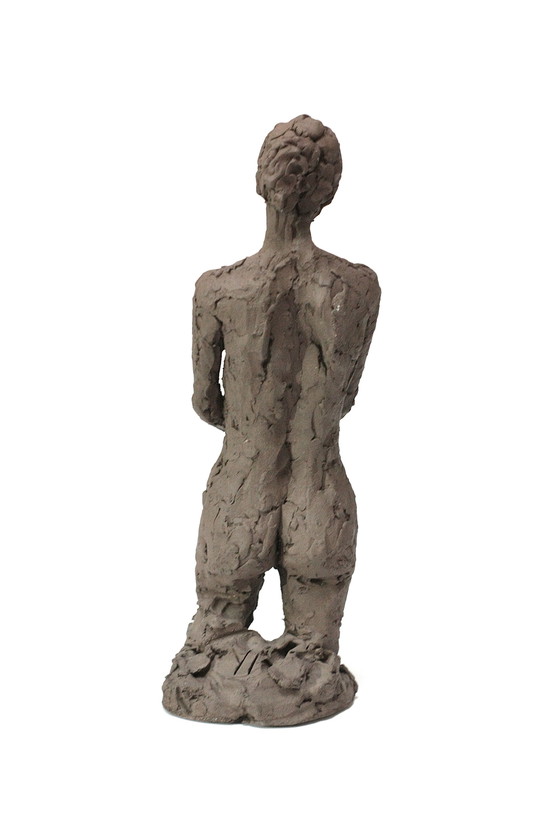 Image 1 of Terrakotta-Skulptur einer nackten Frau - Yolande Ide (1931)