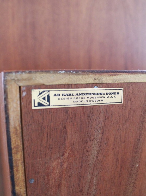 Image 1 of Seltener Vitrinenschrank von Borge Mogensen für Karl Andersson & Söner,