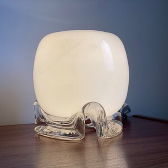 Image 1 of 70er Jahre Seltene Limburg Glas Space Age Tischlampe