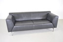 Rolf Benz Linea 2,5-Sitzer Leder schwarz