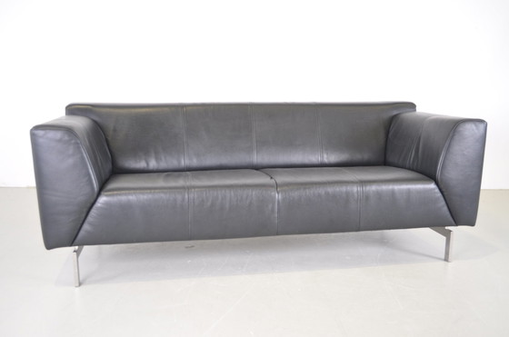 Image 1 of Rolf Benz Linea 2,5-Sitzer Leder schwarz