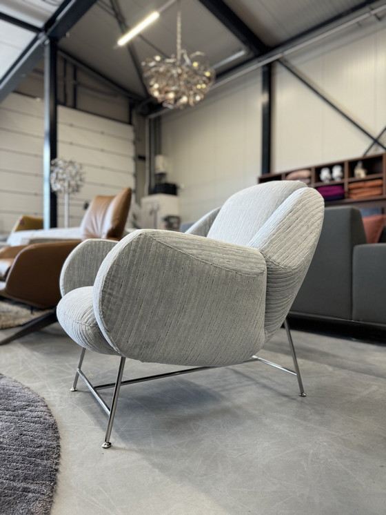 Image 1 of Leolux Anton Sessel Fez Stripe Stoff