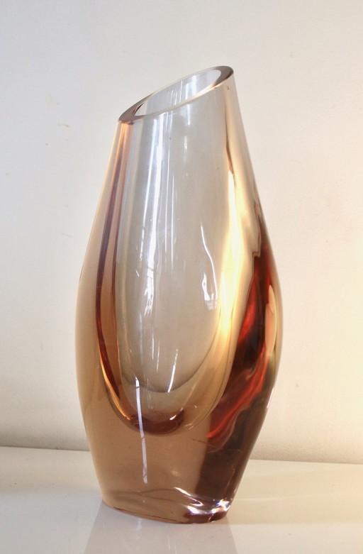 Vase Aus Kristallglas Von Sèvres