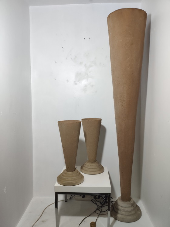 Image 1 of 3x Vintage Sandlampe