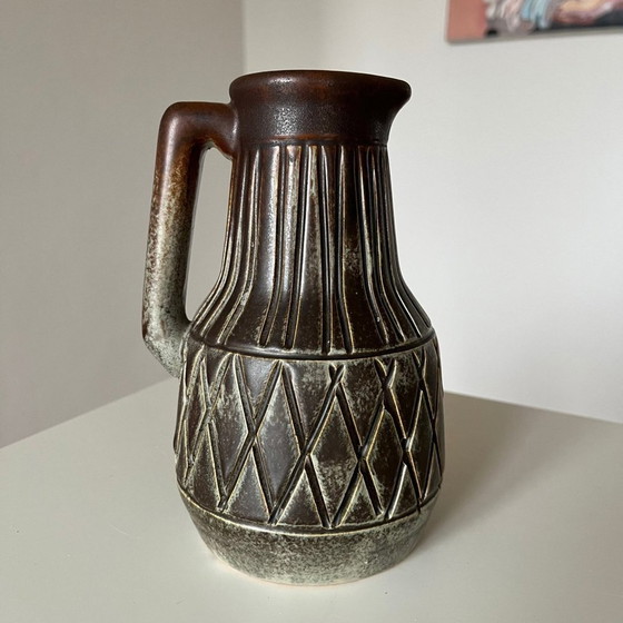 Image 1 of Joghus Bornholm Kanne/Krug, Dänisch, Vintage, Signiert, Relief