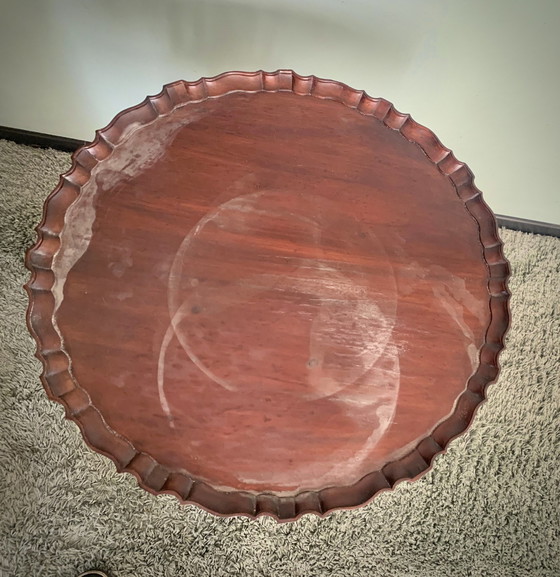 Image 1 of Schöner Weintisch Klapptisch Beistelltisch mit klappbarer Platte