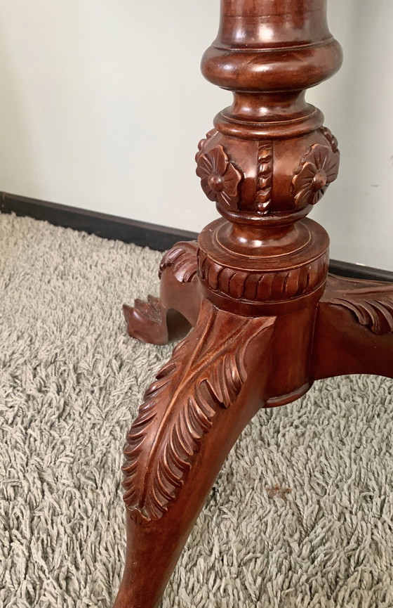 Image 1 of Schöner Weintisch Klapptisch Beistelltisch mit klappbarer Platte