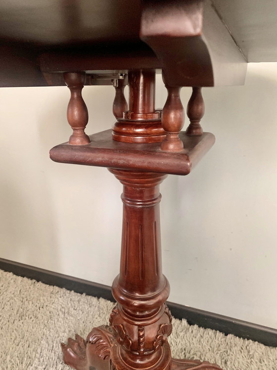 Image 1 of Schöner Weintisch Klapptisch Beistelltisch mit klappbarer Platte