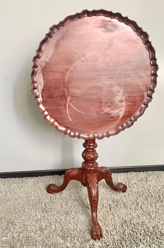 Image 1 of Schöner Weintisch Klapptisch Beistelltisch mit klappbarer Platte