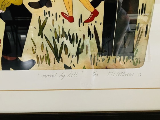 Image 1 of Holly Witteveen / Radierung "Abend im Salzigen"