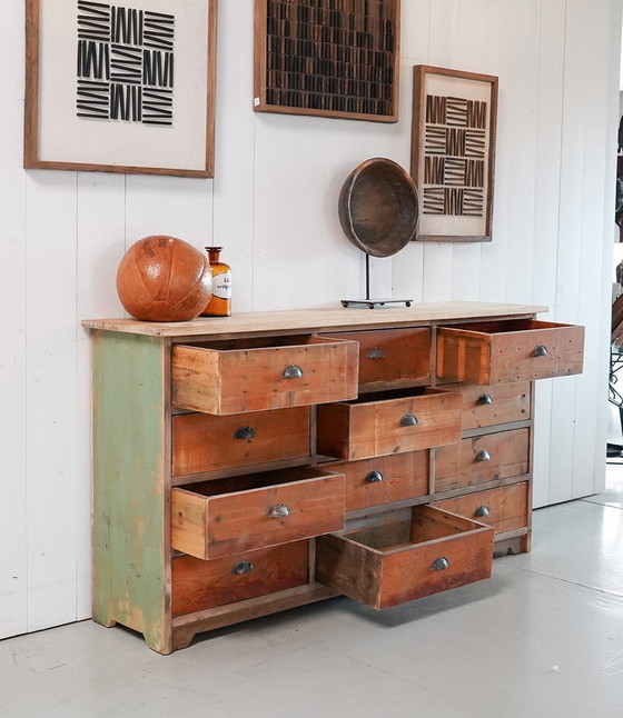 Image 1 of Vintage Kommode, Sideboard mit Schubladen