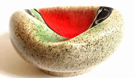 Image 1 of Aschenbecher Oder Taschenleerer Signiert 60er Jahre Breite 15,5 Cm