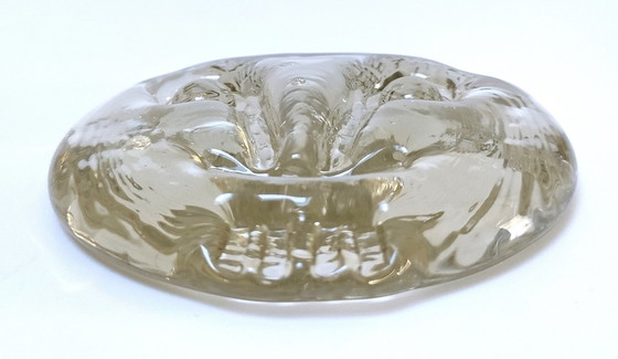 Image 1 of Briefbeschwerer Gesicht Glas Skandinavische Kunst