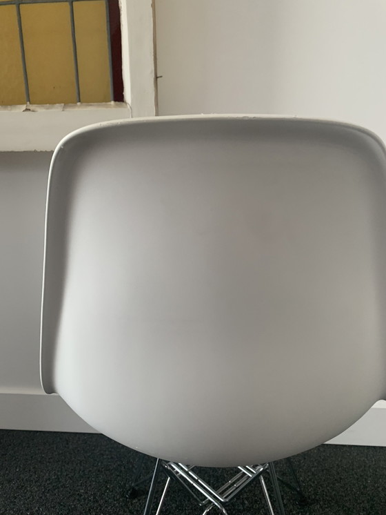 Image 1 of 4x Vitra DSR Stuhl weiß