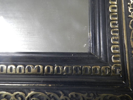 Image 1 of Spiegel mit geschnitztem Lindenholzrahmen 1920