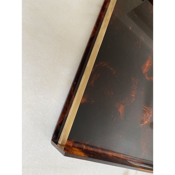 Image 1 of Vintage-Tablett mit Schildpattmuster von Maison Mercier, 1970