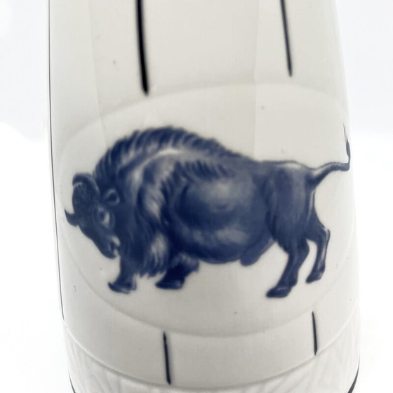 Image 1 of Wodkaflasche aus Bison-Porzellan von Lichte Fine China, Deutschland 1968