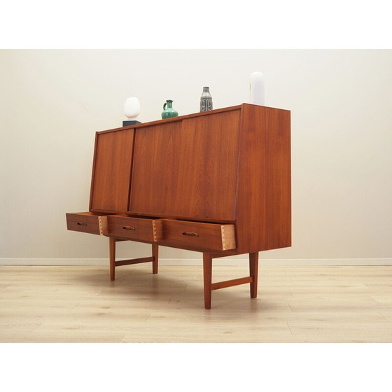 Image 1 of Vintage Teakholz Highboard, Dänemark 1960er Jahre