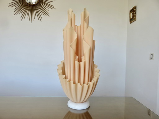 Corolle Xxl Lampe, Drapée Von Georgia Jacob, Frankreich, 1970